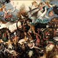 High quality wall art fine art oil painitng handpainted on canvas"the fall of the rebel angels" stunningoilpainting.com