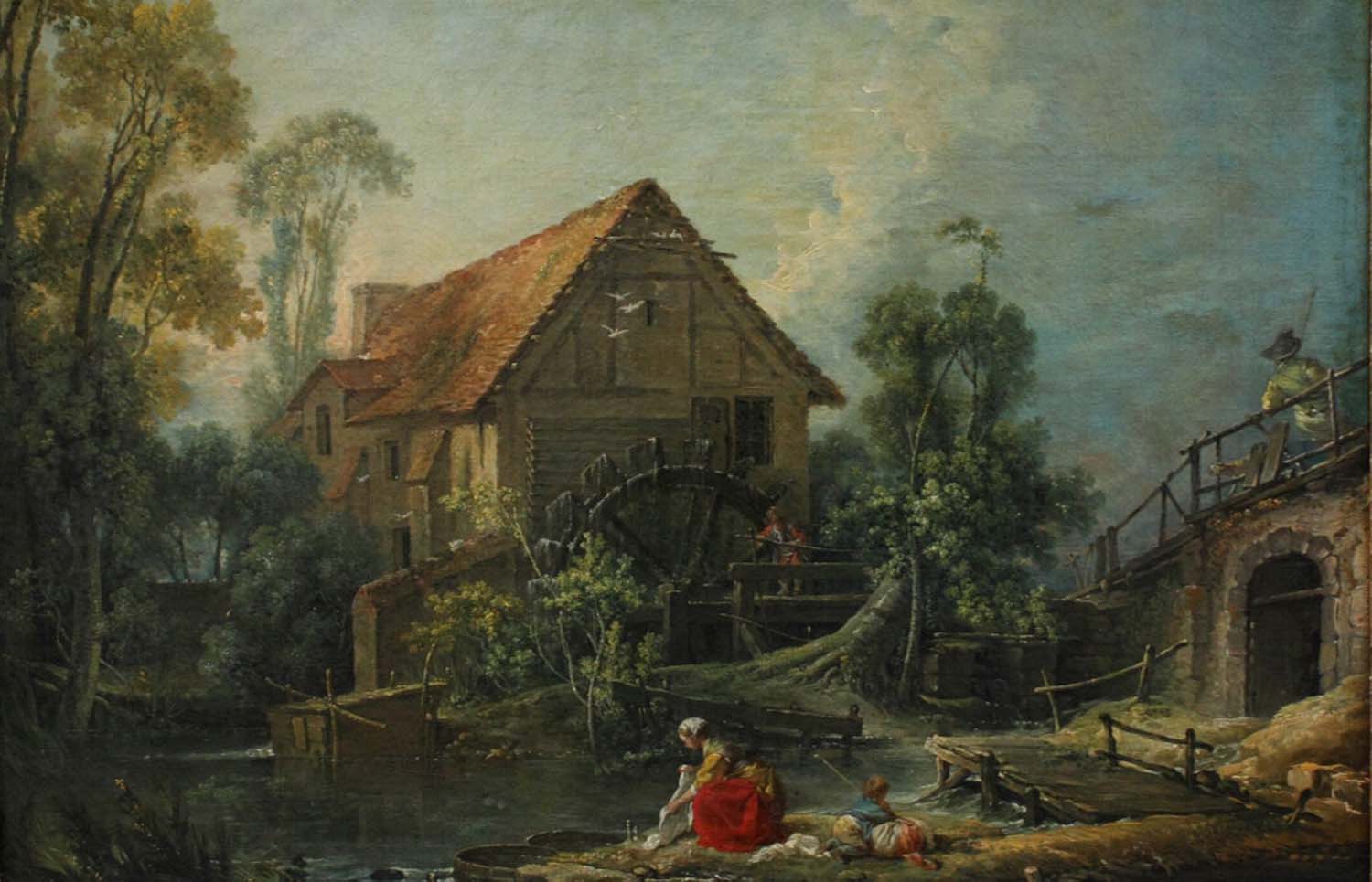 High quality wall art fine art oil painitng handpainted on canvas"The Mill" stunningoilpainting.com