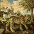 High quality wall art fine art oil painitng handpainted on canvas"Leopard" stunningoilpainting.com
