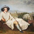 High quality wall art fine art oil painitng handpainted on canvas" a noble sitting on a stone" stunningoilpainting.com