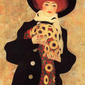 high quality wall art fine art oil painitng handpainted on canvas ”Woman with Black Hat” stunningoilpainting.com