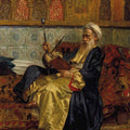 high quality wall art fine art oil painitng handpainted on canvas”Arab scholar” stunningoilpainting.com