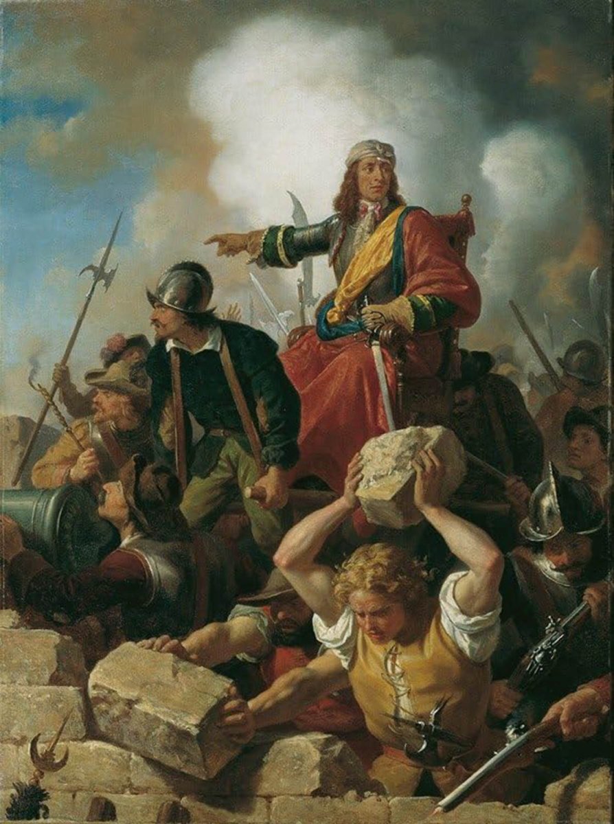 High quality wall art fine art oil painitng handpainted on canvas" Vienna Defends Turks " stunningoilpainting.com
