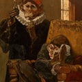 High quality wall art fine art oil painitng handpainted on canvas “The Dentist” stunningoilpainting.com