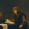 High quality wall art fine art oil painitng handpainted on canvas"A Youth Reading" stunningoilpainting.com