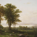 High quality wall art fine art oil painitng handpainted on canvas ”Landscape with Sheep” stunningoilpainting.com