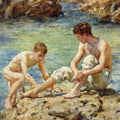 High quality wall art fine art oil painitng handpainted on canvas " The Bathers" stunningoilpainting.com