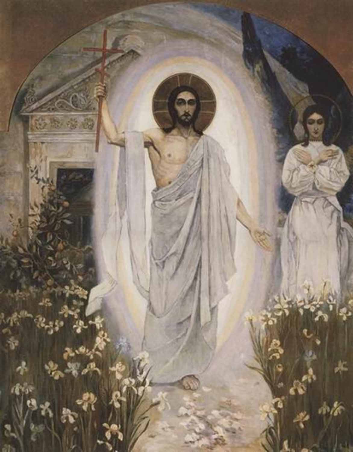 High quality wall art fine art oil painitng handpainted on canvas "Resurrection" stunningoilpainting.com