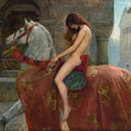 High quality wall art fine art oil painitng handpainted on canvas "Lady Godiva" stunningoilpainting.com