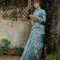High quality wall art oil painitng handpainted on canvas "Far Away Thoughts1880“ stunningoilpainting.com