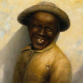 High quality wall art fine art oil painitng handpainted on canvas"Smiling Boy" stunningoilpainting.com