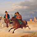 High quality wall art oil painitng handpainted on canvas "three riders“ stunningoilpainting.com