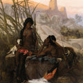 High quality wall art oil painitng handpainted on canvas "Nubian Hunters“ stunningoilpainting.com