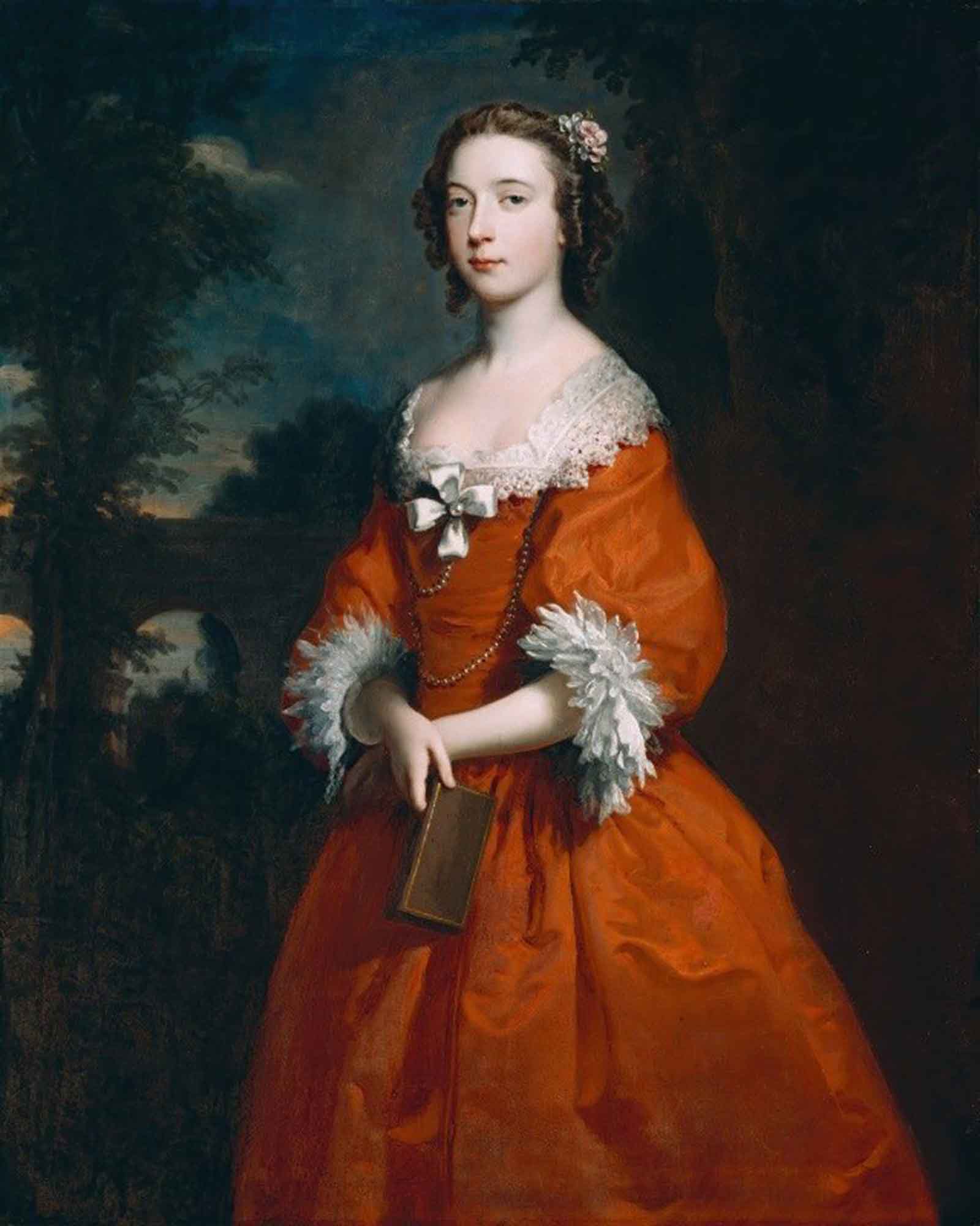High quality wall art oil painitng handpainted on canvas "Miss Hamilton" stunningoilpainting.com