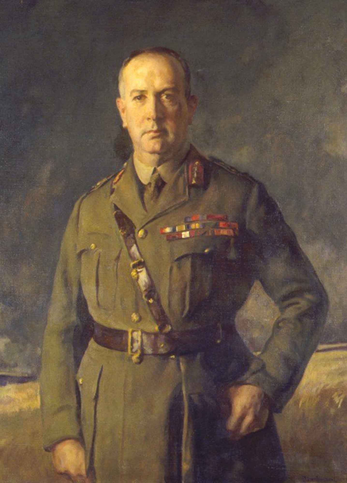 High quality wall art oil painitng handpainted on canvas "Sir General Arthur William Currie" stunningoilpainting.com