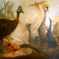 High quality wall art fine art oil painitng handpainted on canvas" Birds " stunningoilpainting.com