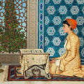 High quality wall art oil painitng handpainted on canvas "Young Woman Reading“ stunningoilpainting.com