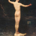 High quality wall art oil painitng handpainted on canvas "The Bather“ stunningoilpainting.com