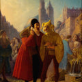 High quality wall art oil painitng handpainted on canvas " faking a toothache“ stunningoilpainting.com