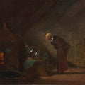High quality wall art oil painitng handpainted on canvas "The alchemist“ stunningoilpainting.com