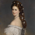 High quality wall art oil painitng handpainted on canvas "queen elizabeth “ stunningoilpainting.com