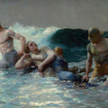 High quality wall art oil painitng handpainted on canvas "Undertow“ stunningoilpainting.com