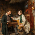High quality wall art oil painitng handpainted on canvas "The Borrower“ stunningoilpainting.com