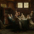 High quality wall art oil painitng handpainted on canvas "A Bit of Teasing“ stunningoilpainting.com