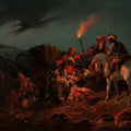 High quality wall art oil painitng handpainted on canvas "After the battle“ stunningoilpainting.com