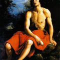 High quality wall art fine art oil painitng handpainted on canvas"John the Baptist" stunningoilpainting.com