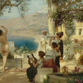 High quality wall art oil painitng handpainted on canvas " dancing“ stunningoilpainting.com