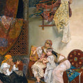 High quality wall art oil painitng handpainted on canvas "The Storyteller“ stunningoilpainting.com