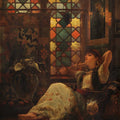 High quality wall art oil painitng handpainted on canvas "The Nautch Girl“ stunningoilpainting.com