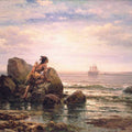 High quality wall art oil painitng handpainted on canvas "Henrik Hudson entering New York Harbor“ stunningoilpainting.com