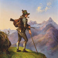 High quality wall art oil painitng handpainted on canvas "a hunter“ stunningoilpainting.com