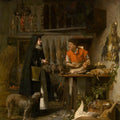 High quality wall art oil painitng handpainted on canvas "Market Scene in the 17th Century“ stunningoilpainting.com
