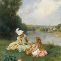 High quality wall art oil painitng handpainted on canvas " summer“ stunningoilpainting.com