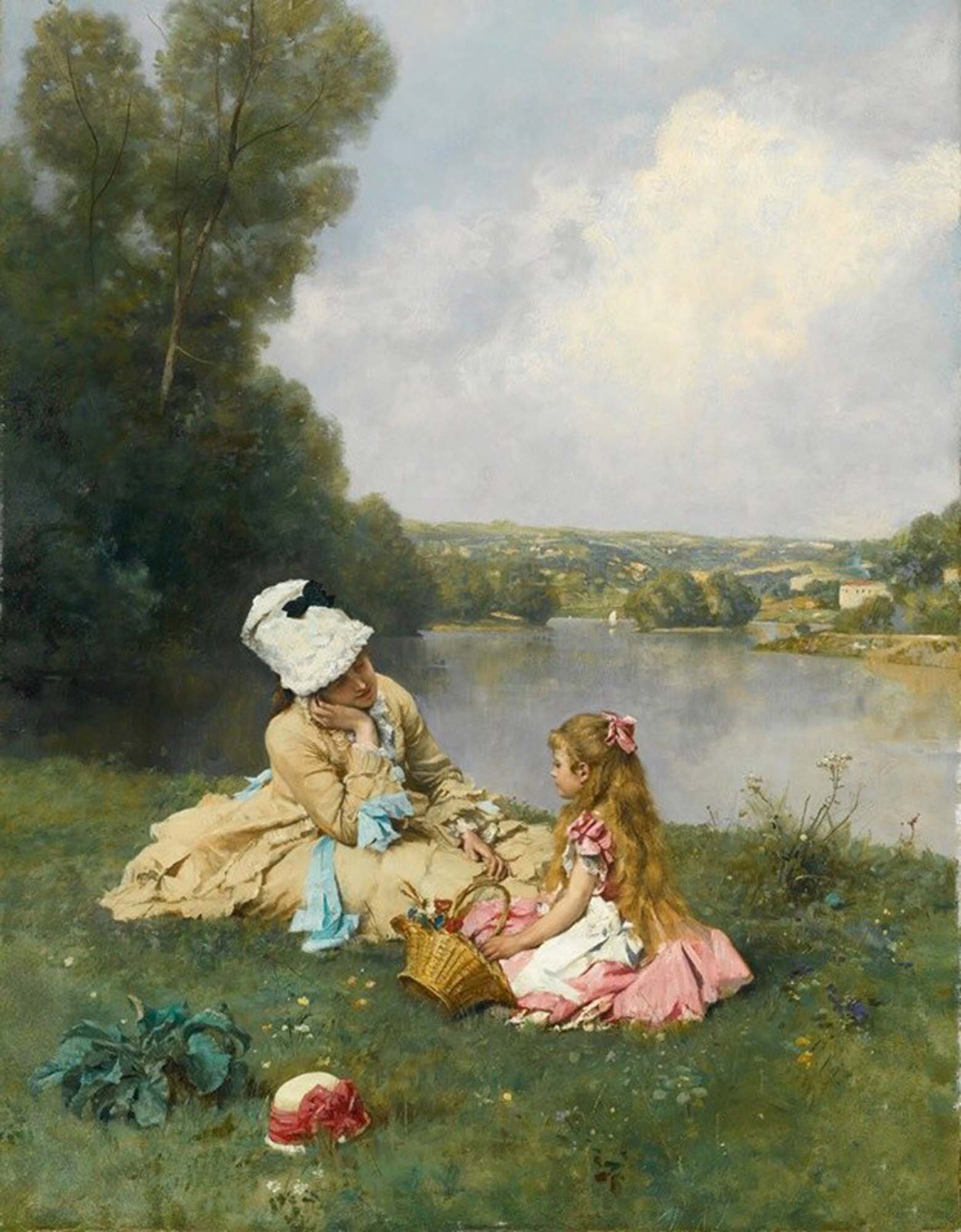 High quality wall art oil painitng handpainted on canvas " summer“ stunningoilpainting.com