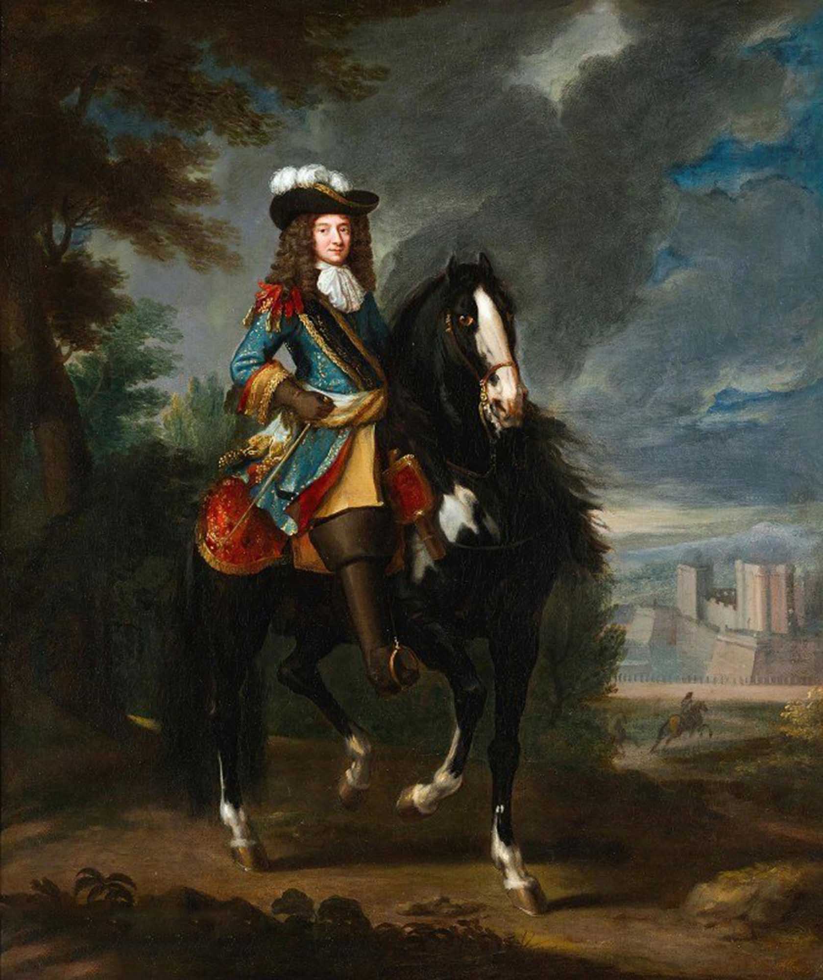 High quality wall art oil painitng handpainted on canvas "An Equestrian Portrait“ stunningoilpainting.com