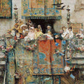 High quality wall art oil painitng handpainted on canvas "The Carnival In Rome“ stunningoilpainting.com