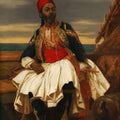 High quality wall art oil painitng handpainted on canvas "The Greek Moor“ stunningoilpainting.com