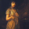 High quality wall art oil painitng handpainted on canvas "a young woman“ stunningoilpainting.com