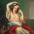 High quality wall art oil painitng handpainted on canvas "beauty in the toilet“ stunningoilpainting.com