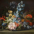 High quality wall art fine art oil painitng handpainted on canvas"Flower basket" stunningoilpainting.com