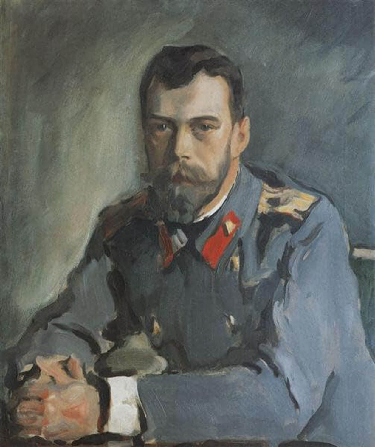 High quality wall art fine art oil painitng handpainted on canvas"Emperor Nicholas II" stunningoilpainting.com