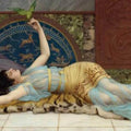 High quality wall art fine art oil painitng handpainted on canvas"a woman with a bird" stunningoilpainting.com