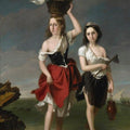 High quality wall art fine art oil painitng handpainted on canvas"The Shell Seekers" stunningoilpainting.com