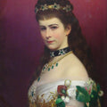High quality wall art fine art oil painitng handpainted on canvas"the Empress Elizabeth" stunningoilpainting.com