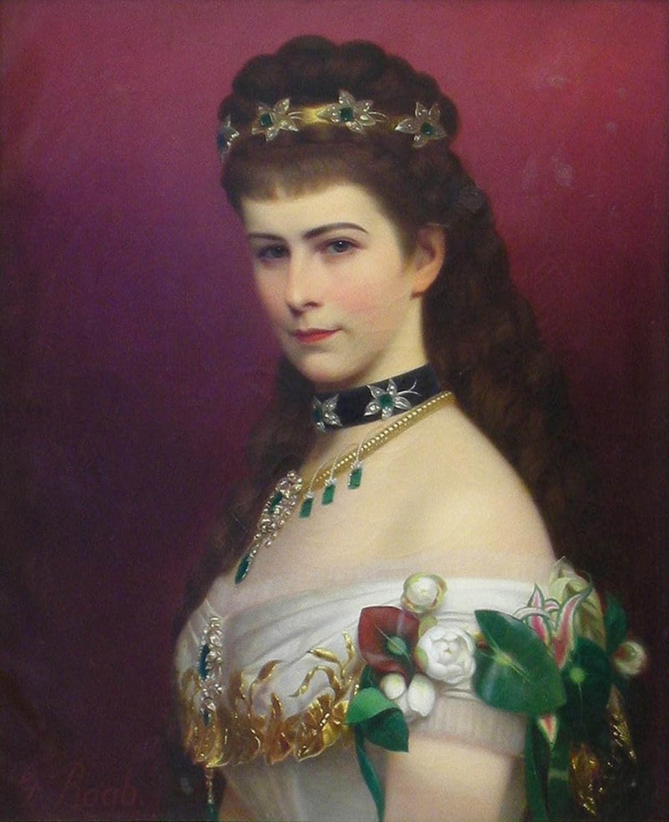 High quality wall art fine art oil painitng handpainted on canvas"the Empress Elizabeth" stunningoilpainting.com