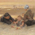 High quality wall art fine art oil painitng handpainted on canvas"blissful family" stunningoilpainting.com